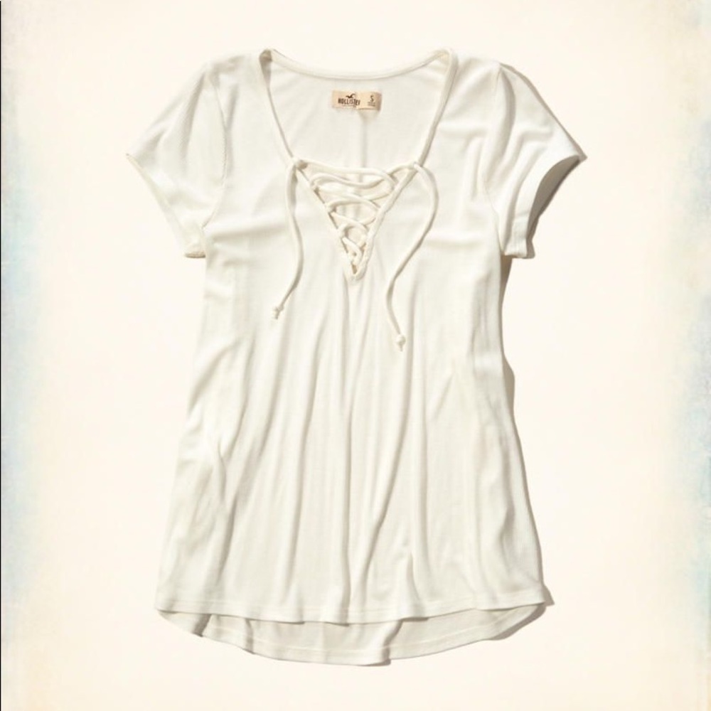 lace up blouse